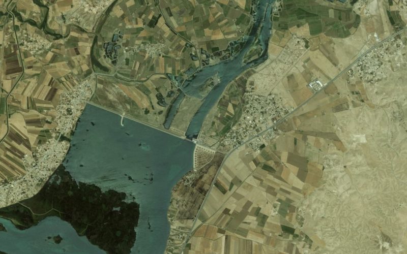 Syria-Intelligence-vue-satellite-euphrate-province-raqqa